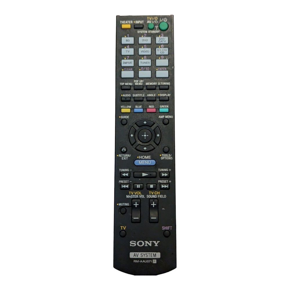 RM-AAU071 For‎ Sony Audio/Video AV Receiver Remote Control HTCT150